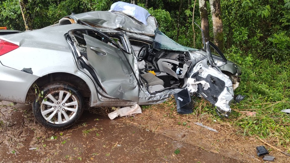 Mulher morre após acidente na ERS-155 em Santo Augusto - Foto: Santo Augusto Online/Divulgação