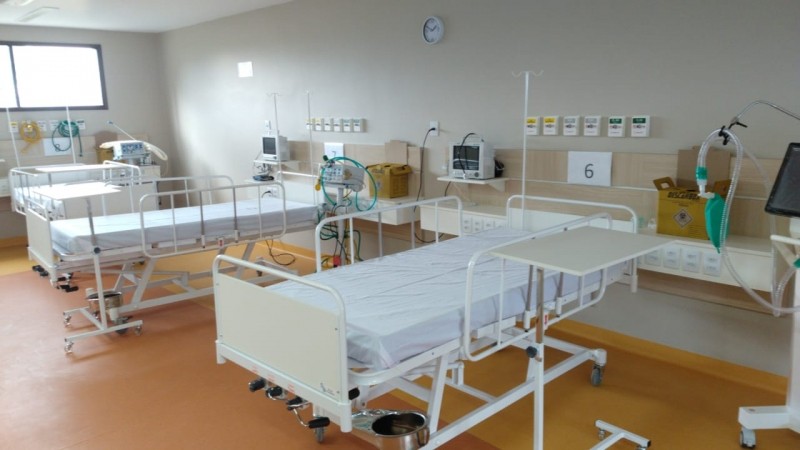Ala de UTI do Hospital São Francisco de Assis , de Parobé, foi instalada em julho com 10 leitos