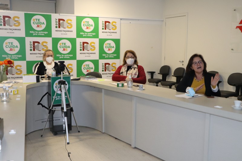 Secretária Arita assistiu a apresentação do projeto durante a videoconferência - Foto: Divulgação/SES