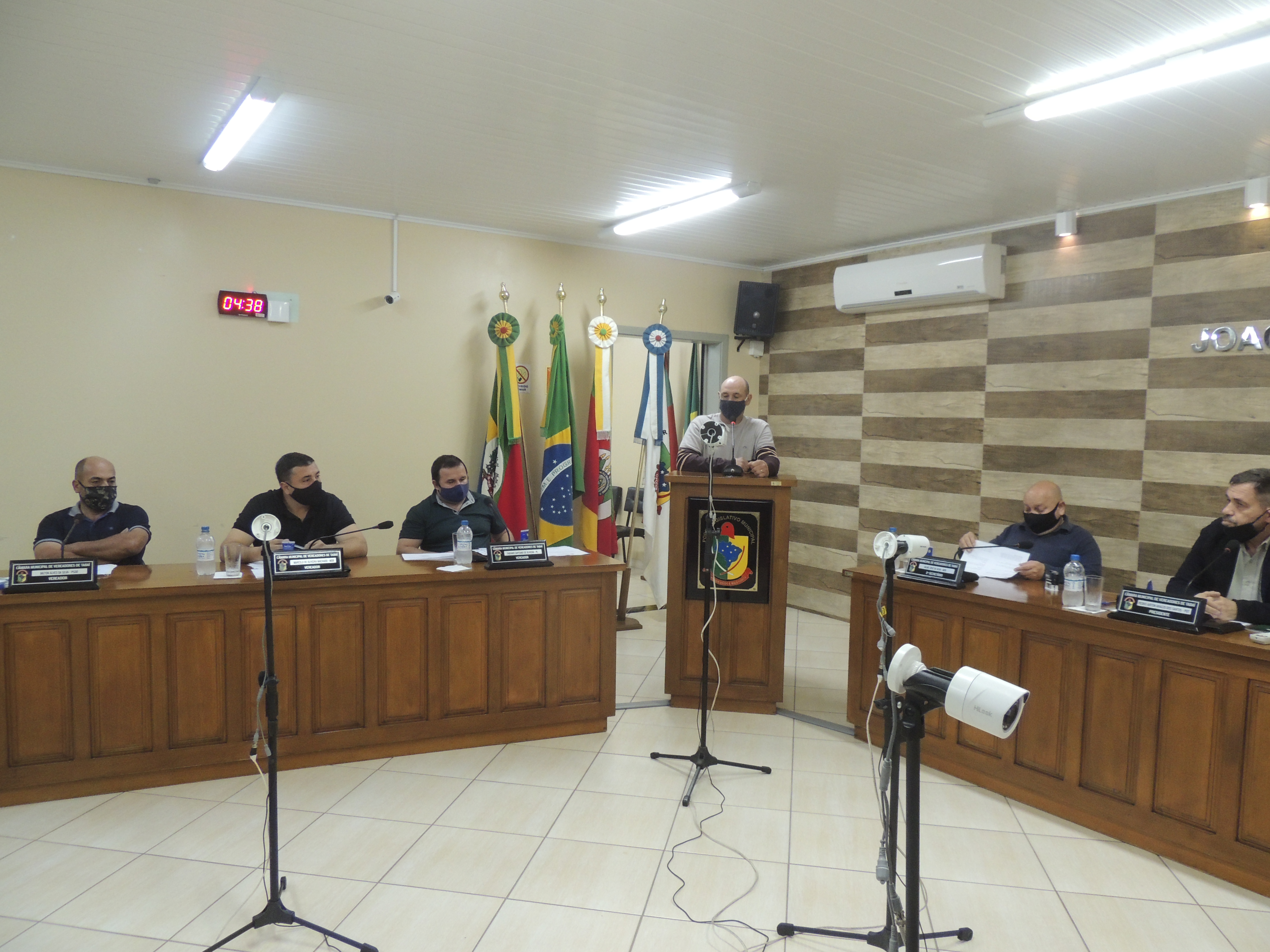 Sessão Ordinária do dia 18 de agosto na Câmara de Tabaí -Foto divulgação: Jorge Ramos