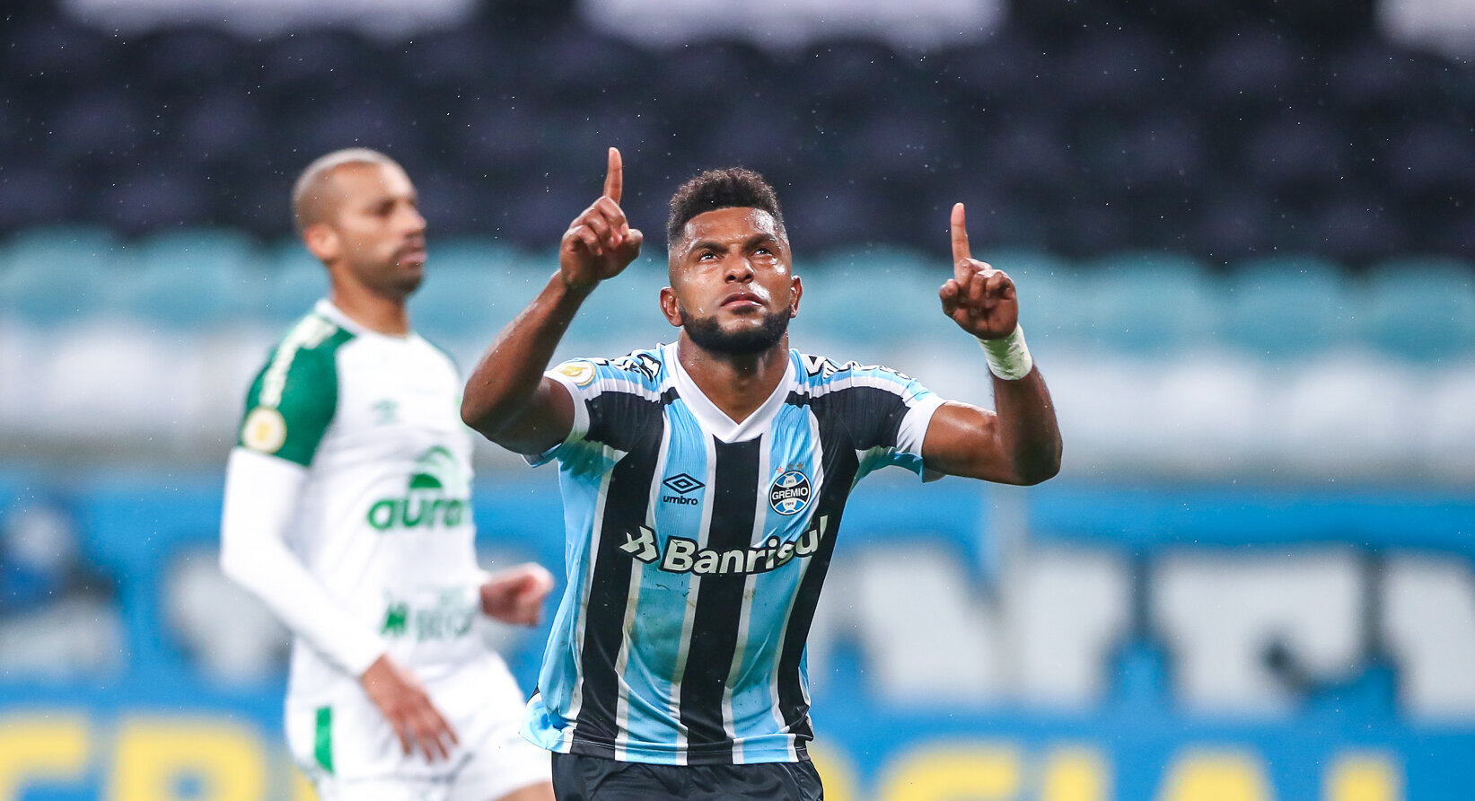 Desde sua chegada, Borja disputou 10 jogos e marcou quatro gols pelo Grêmio (Foto: Lucas Uebel)