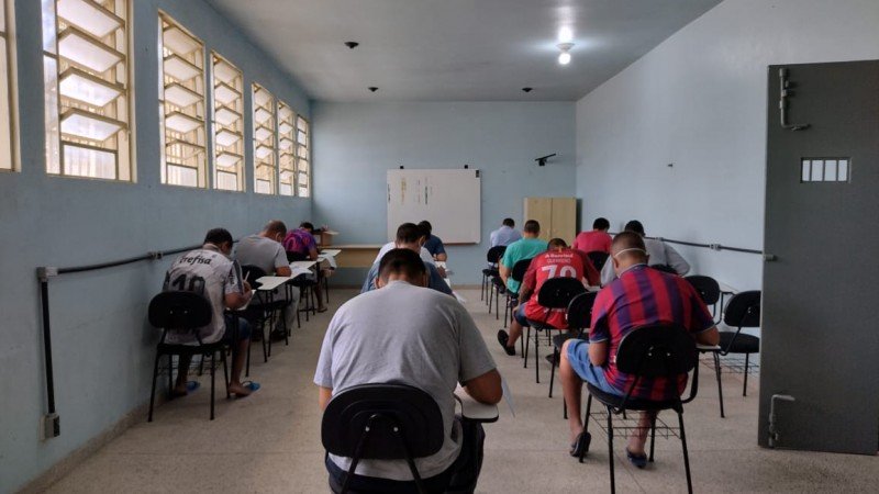 Presídio Estadual de São Gabriel foi uma das 84 unidades prisionais que aplicou o exame para os apenados Foto: Ascom SJSPS