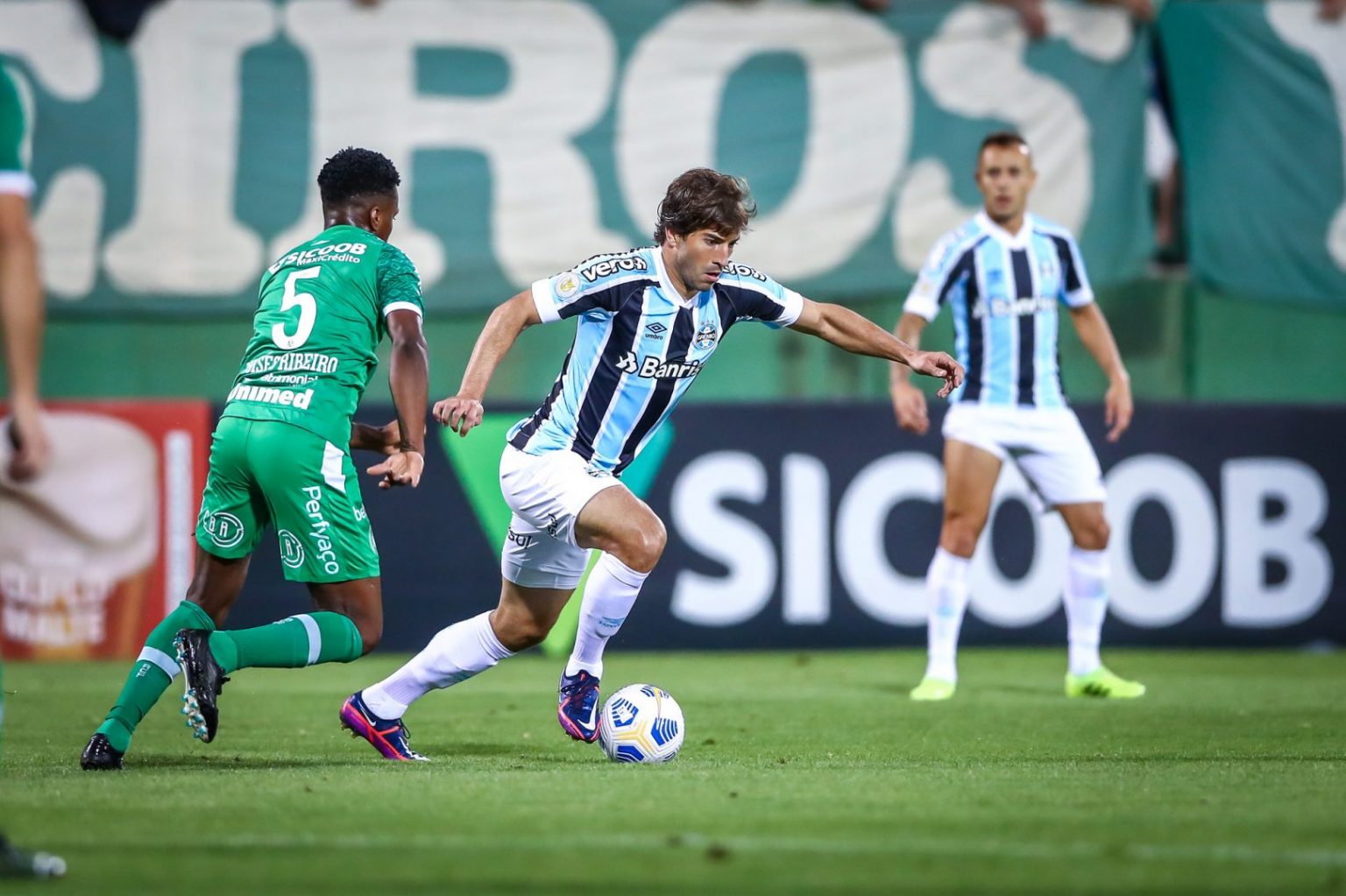 O meia Lucas Silva foi um dos destaques na vitória tricolor. Foto: Lucas Uebel/Grêmio FBPA