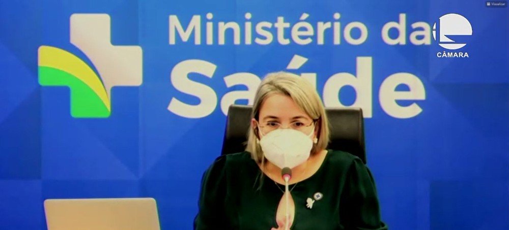 Chefe da Secretaria Extraordinária de Enfrentamento à Covid-19 do Ministério da Saúde, Rosana Leite de Melo. Foto: Reprodução
