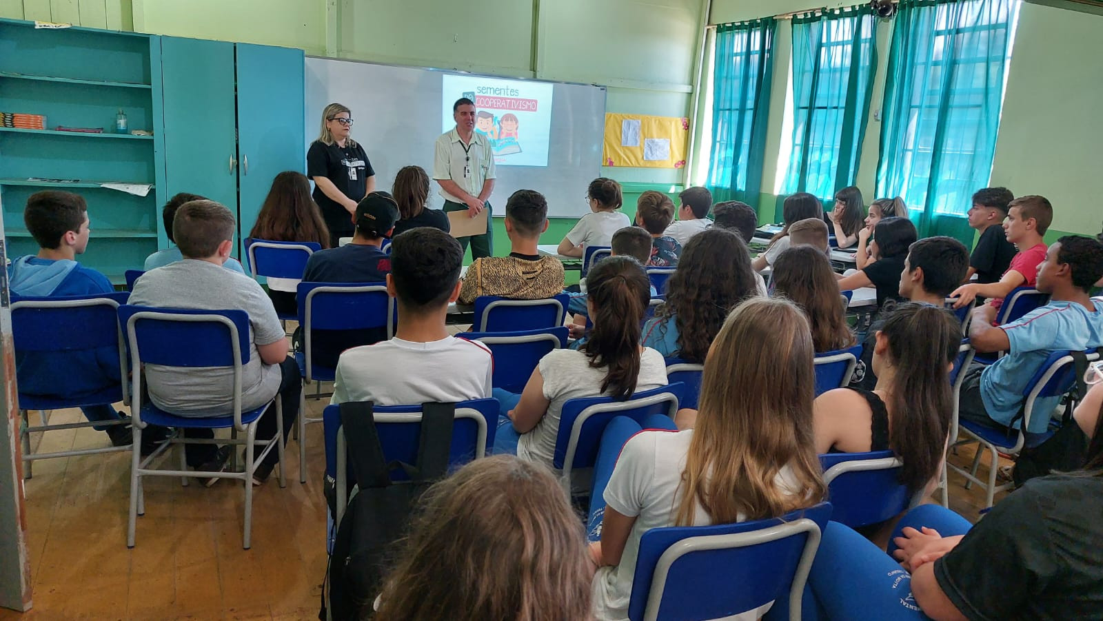 Encerramento do ciclo foi realizado na Escola Eurico Altair da Motta, na localidade de Catupi. Crédito: CERTAJA Energia/Divulgação