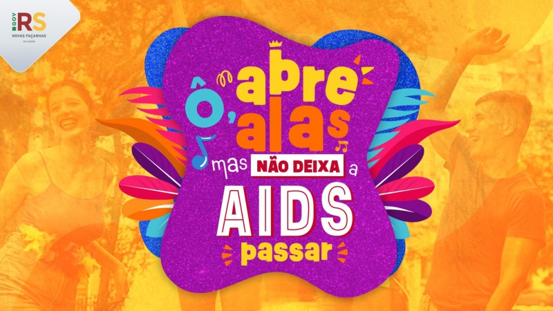 Aids carnaval Foto divulgação: SES/RS