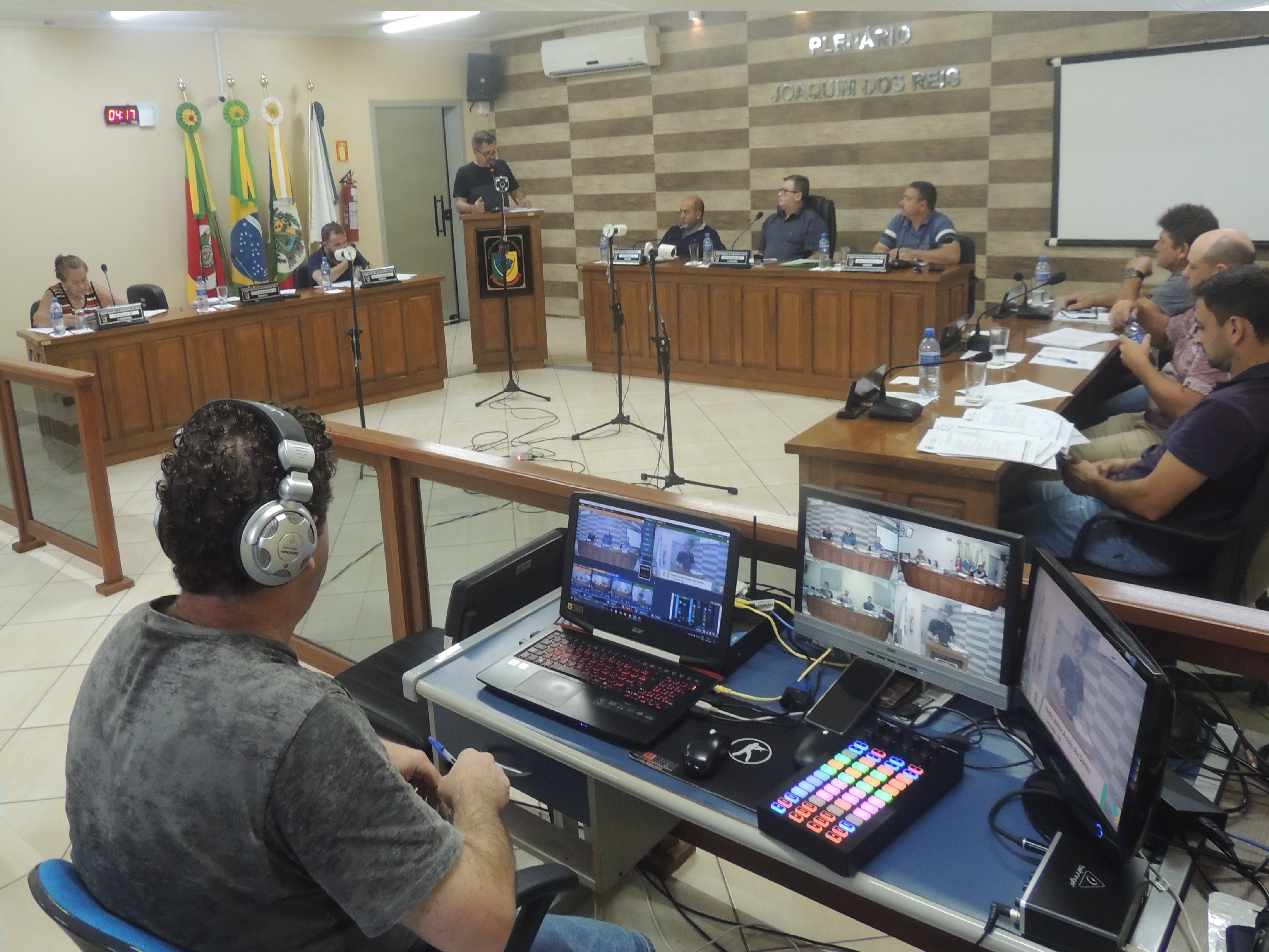 Foto divulgação: Jorge Ramos - Plenário da Câmara de Tabaí