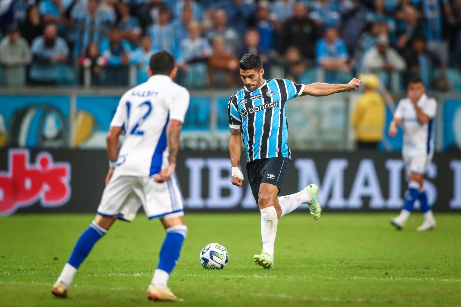 Suarez marcou o gol gremista Foto: Divulgação/Grêmio