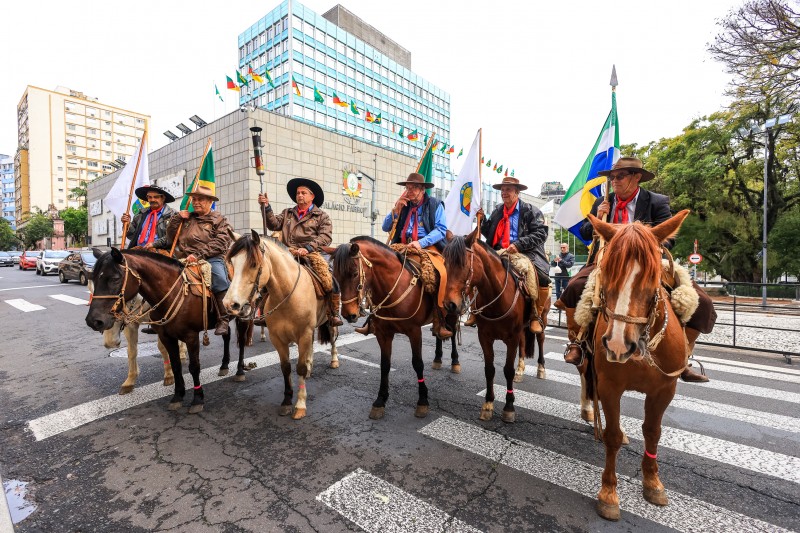 A primeira cavalgada na Capital começa às 8h30min Foto: Gustavo Mansur/Secom