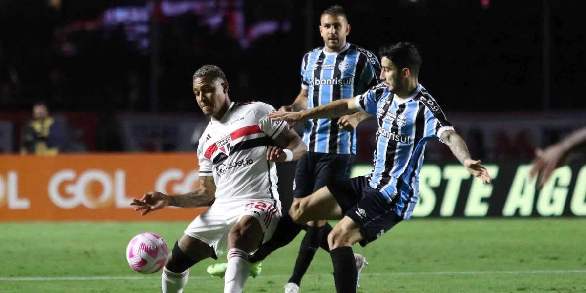 Grêmio perde para o São Paulo e pode deixar G6 do Brasileirão | Foto: Iago Rodrigues / Pera Photo Press / CP