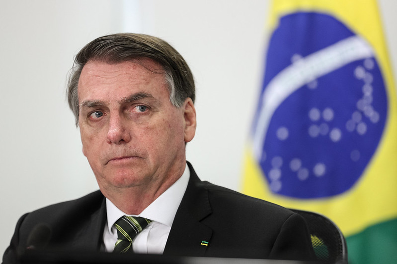Bolsonaro abordou o tema enquanto se referia à segunda condenação sofrida na Justiça Eleitoral. Foto: Marcos Corrêa/PR