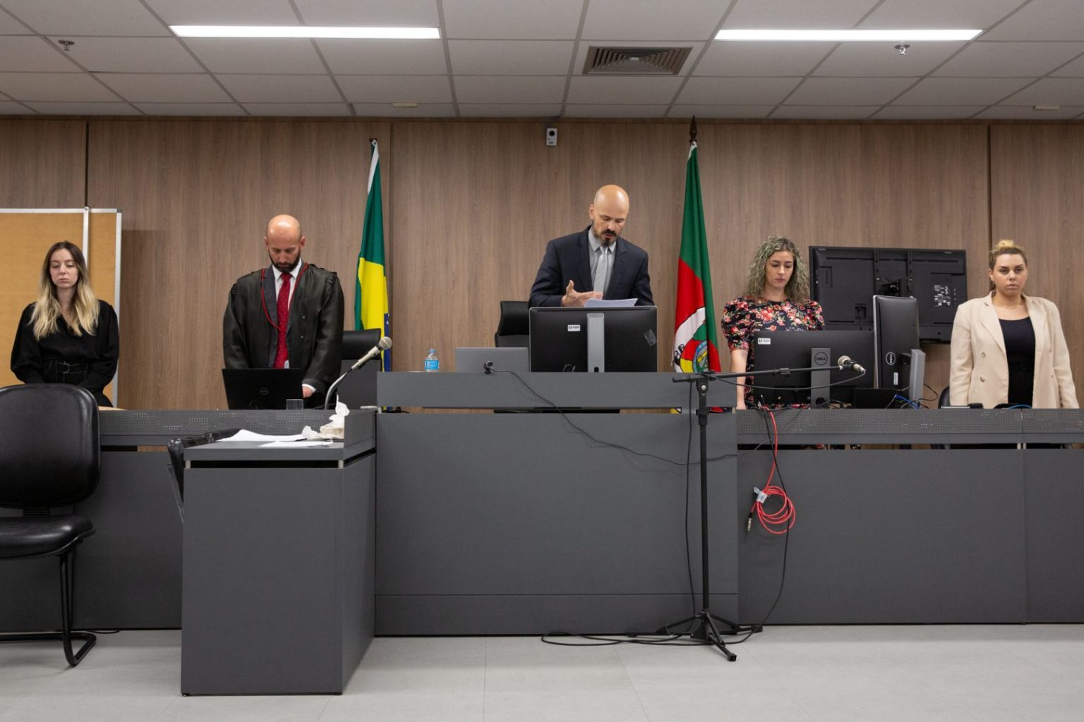 O juiz Marcos Braga Salgado Martins presidiu o julgamento, que durou dois dias Foto: Juliano Verardi/TJRS