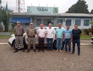 Viatura nova para a Brigada Militar de Tabaí