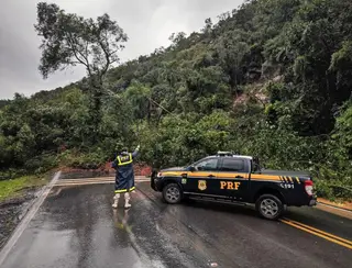 BR-386 tem trecho de 93 quilômetros bloqueado, entre Lajeado e Soledade, devido à chuva