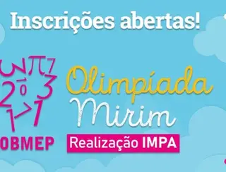 Olimpíada Mirim de Matemática está com inscrições abertas