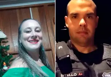 Maria Liciane Stroher Both, de 35 anos, e Lucas Bitello, de 36 anos, foram esfaqueados em Capela de Santana - Reprodução/FN