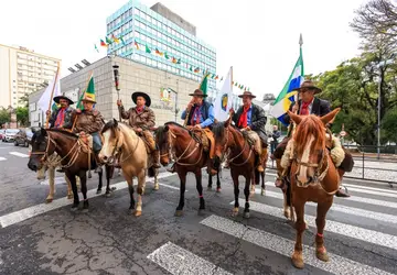 A primeira cavalgada na Capital começa às 8h30min Foto: Gustavo Mansur/Secom