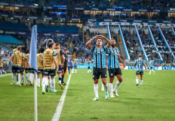 Cristaldo (foto) e Soteldo marcaram os gols tricolores. Foto: Divulgação/Grêmio