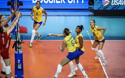 Brasil vence a segunda na Liga das Nações feminina: 3 a 0 na Polônia