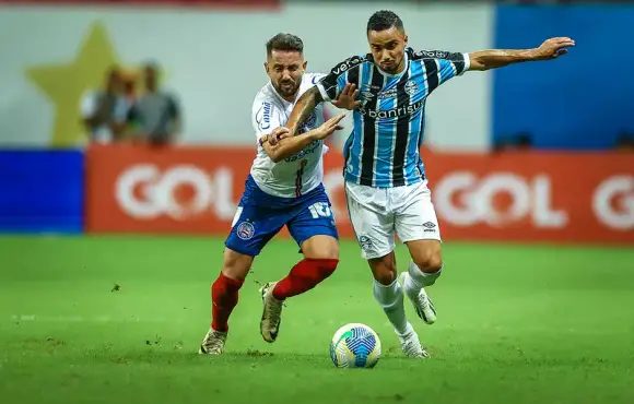 Fora de casa, Grêmio perde de 1 a 0 para o Bahia pelo Brasileirão